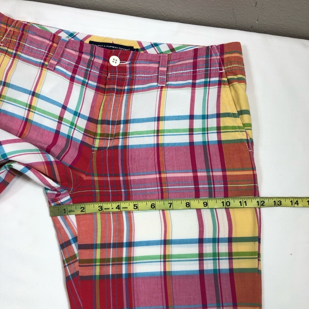 Ralph Lauren Sport Cotton Rainbow Summer Beach Cruise Golf Bermuda Shorts 8 - Picture 11 of 14